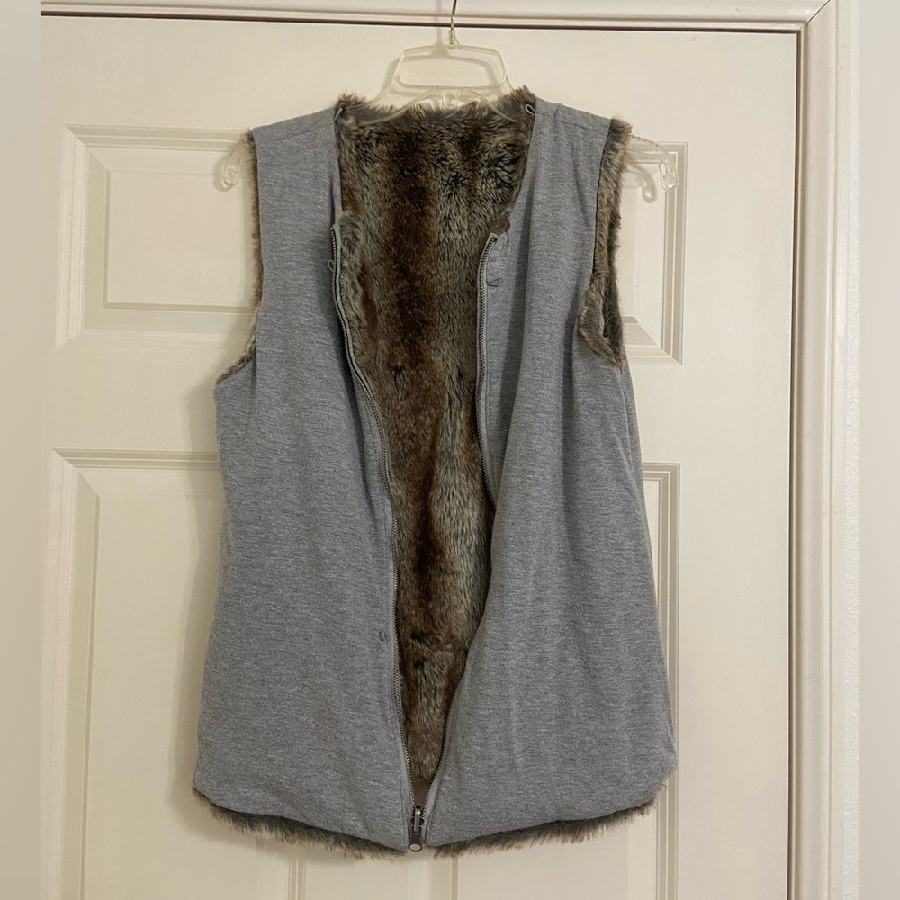 Express Convertible Utility Jacket With Faux Fur … - image 6